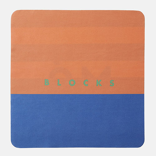 Gamuza Blocks azul/naranja, , hi-res