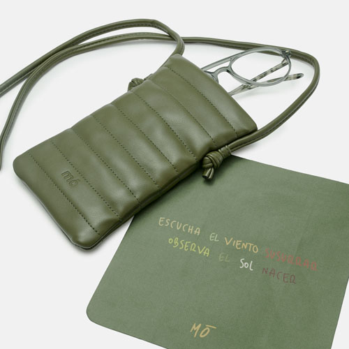 E-MO PADDING POUCH KHAKI, , hi-res