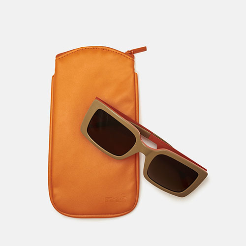 Pouch Flow beige y naranja, , hi-res