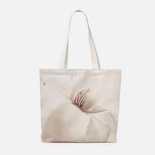 Tote bag flor beige Bouquet, , hi-res